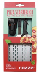Cozze® gavesæt med pizzaspade, termometer & pizzaskære 3 dele